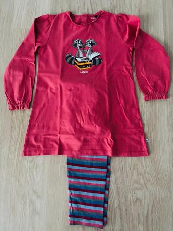 Pyjama "Woody" Katoen Maat 128, Enlèvement ou Envoi, Vêtements de nuit ou Sous-vêtements, Utilisé, Fille