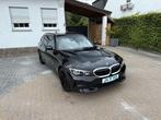 BMW 3 Serie 318 318d Touring Aut. Sport Line/Leder/Airco/Nav, Auto's, Automaat, Achterwielaandrijving, 4 cilinders, Zwart