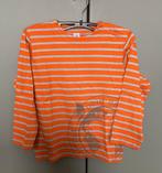 Petit Bateau, marinetrui oranje gestreept, 6-8 jaar, Kinderen en Baby's, Kinderkleding | Maat 128, Petit Bateau, Trui of Vest