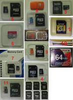 Lot de carte SD, 2 GB, SD, Gebruikt, Smartphone