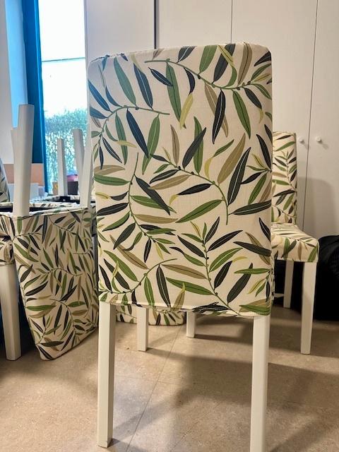 Chaises de salle à manger (8), Maison & Meubles, Chaises, Comme neuf, Cinq, Six Chaises ou plus, Bois, Blanc, Enlèvement