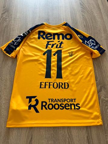 Efford waasland-beveren 20/21 matchworn match worn shirt beschikbaar voor biedingen