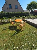 Tuinset, klaptafel en klapstoelen, Tuin en Terras, Tuinsets en Loungesets, Ophalen, Zo goed als nieuw, Tuinset