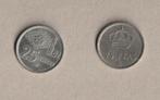 Spanje : 2 (gebruikte) munten van 25 pesetas (1980 en 1982), Ophalen of Verzenden, Setje