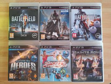 PS3 games (vraagprijs per apart spel), Enlèvement, Utilisé, Sport
