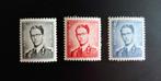 1953 Koning Boudewijn N 924/926, postfris, complete serie, Koninklijk huis, Ophalen of Verzenden, Postfris, Postfris