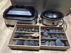 Hotstone set, Sport en Fitness, Massageproducten, Ophalen, Gebruikt, Hotstone