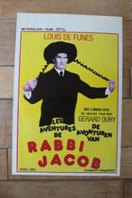 filmaffiche Louis De Funes Rabbi Jacob 1973 filmposter, Verzamelen, Rechthoekig Staand, Ophalen of Verzenden, Zo goed als nieuw