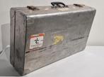 Verlin Brussels , vintage retro aluminium reiskoffer valies, Antiek en Kunst, Ophalen of Verzenden
