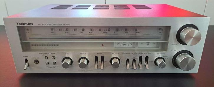 Technics SA-500 FM-AM Stereo Receiver met documenten, Audio, Tv en Foto, Versterkers en Ontvangers, Gebruikt, Stereo, Overige merken