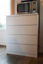 MALM iKea dressoir met 4 laden, Ophalen, 50 tot 100 cm, Zo goed als nieuw, 3 of 4 laden