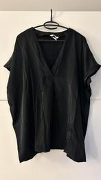 Zwarte T-shirt / blouse met korte mouwen, Kleding | Dames, T-shirts, H&M, Zwart, Maat 42/44 (L), Ophalen of Verzenden