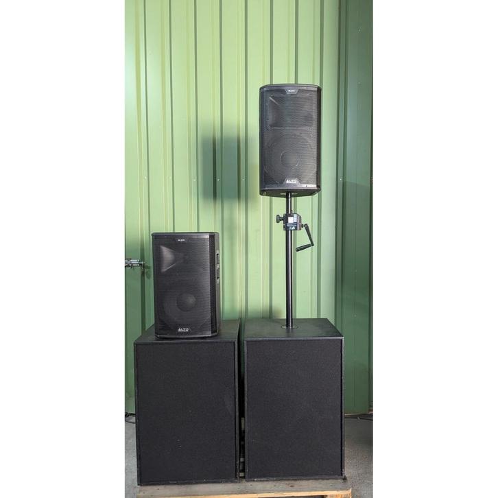 ✅ Alto Black eminence pa set 2800 watt, Audio, Tv en Foto, Luidsprekerboxen, Gebruikt, Overige typen, 120 watt of meer, Overige merken