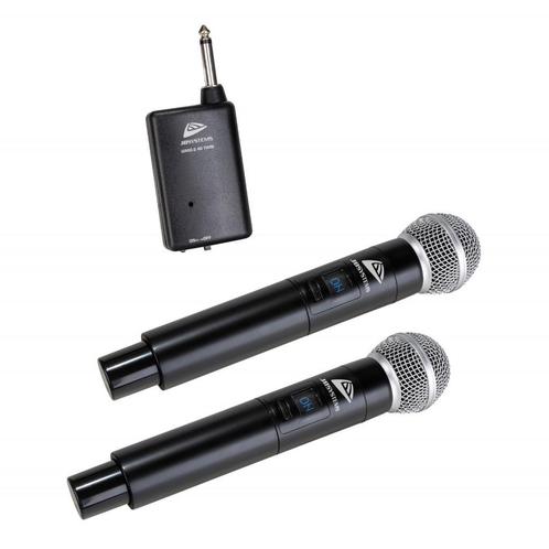 JB Systems WMIC-2.4G TWIN draadloze microfoon set, Muziek en Instrumenten, Microfoons, Nieuw, Zangmicrofoon, Draadloos, Ophalen of Verzenden