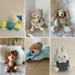 Knuffels - rups, nijntje, beer, konijn, Kinderen en Baby's, Ophalen of Verzenden, Zo goed als nieuw, Beer