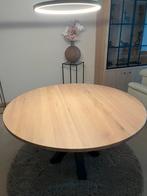Ronde tafel blad volledig eik diameter 1m40, Huis en Inrichting, Ophalen