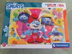 Puzzel smurfen (104 stukjes), Ophalen of Verzenden, Zo goed als nieuw, Overige typen