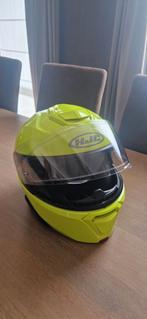 Hjc i91 fluo geel maat S, Motoren, Kleding | Motorhelmen, Ophalen of Verzenden, S, HJC