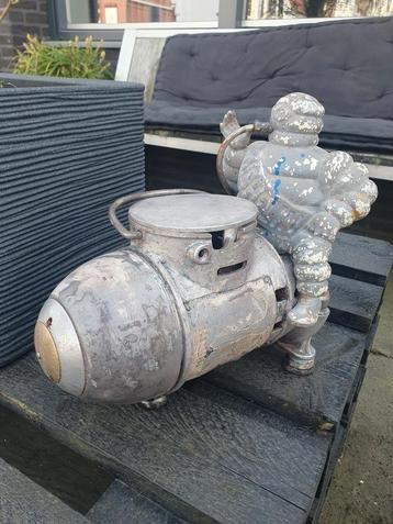 Jaren 20 michelin bibendum compressor compresseur, Enlèvement, Comme neuf
