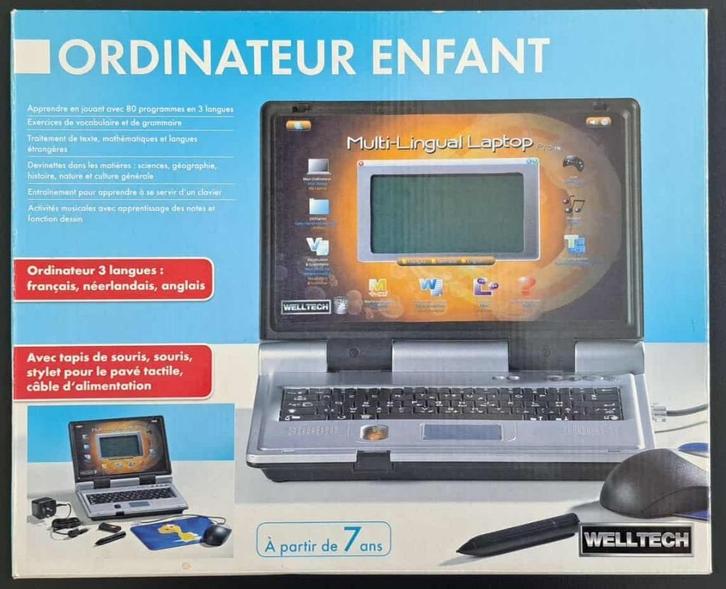 WELLTECH Kindercomputer (NL, FR, EN) in originele verpakking, Kinderen en Baby's, Speelgoed | Educatief en Creatief, Elektronica