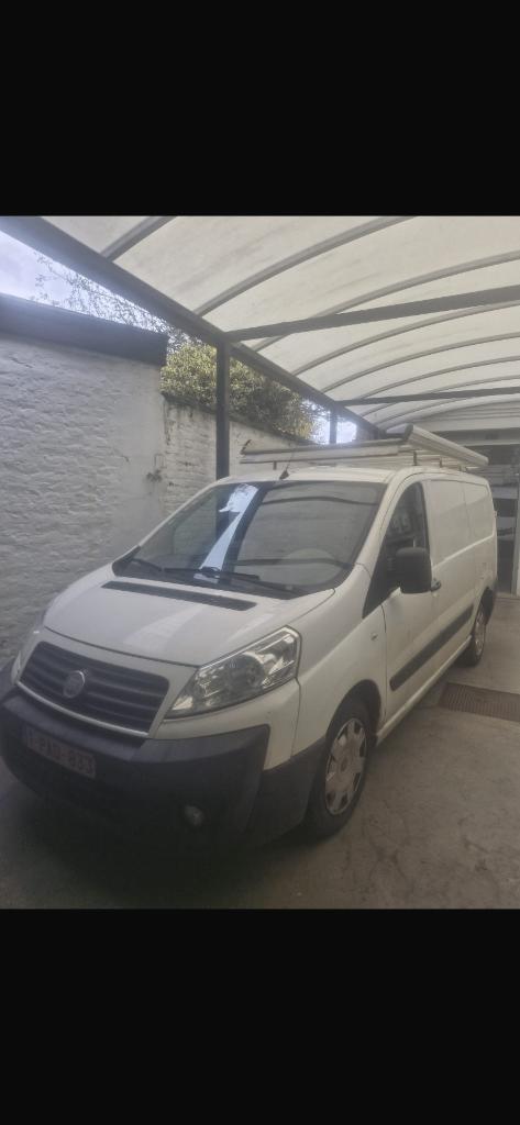 Fiat scudo 2.0 - 2008, Auto's, Bestelwagens en Lichte vracht, Bedrijf, Fiat, Diesel, Euro 3, Handgeschakeld, Wit, Zwart, Leder