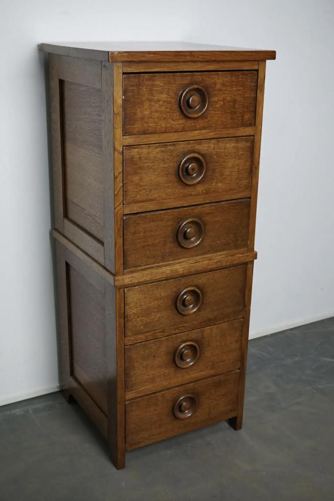 Engelse Eiken Apotheekkast, jaren 1930, Antiek en Kunst, Antiek | Meubels | Kasten, Ophalen of Verzenden