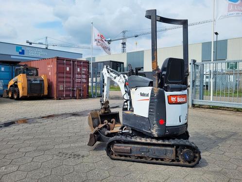 Bobcat E 10Z minigraver 2 bakjes bj 2020., Zakelijke goederen, Machines en Bouw | Kranen en Graafmachines, Ophalen