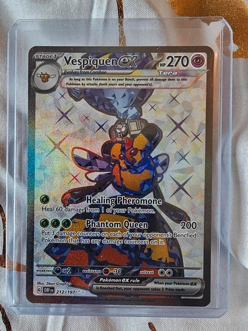 Vespiquen ex obf 212/197, Hobby & Loisirs créatifs, Jeux de cartes à collectionner | Pokémon, Comme neuf, Enlèvement ou Envoi