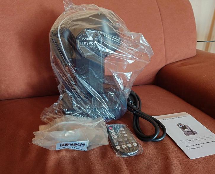 60W RGB Led Moving Head Light Dmx512 + Remote, Musique & Instruments, Lumières & Lasers, Neuf, Lumières, Commande sonore, Couleur