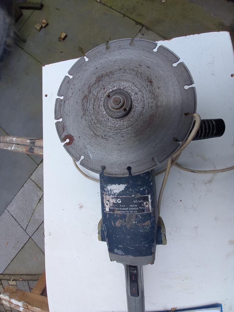 Slijpschijf AEG, Ophalen, Gebruikt, 1000 watt of meer, Haakse handslijpmachine
