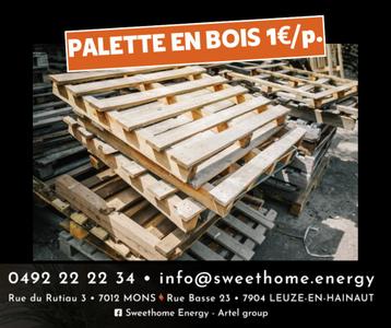 Palette en bois beschikbaar voor biedingen