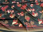 Jersey lourd beaux motifs fond noir, Zo goed als nieuw, Zwart