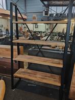 Rek mangohout (outlet), Huis en Inrichting, Ophalen, Met plank(en), 200 cm of meer, Nieuw