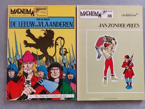 Magnum De Leeuw Van Vlaanderen B. De Moor + Jan Zonder Vrees, Boeken, Stripverhalen, Zo goed als nieuw, Meerdere stripboeken, Ophalen of Verzenden