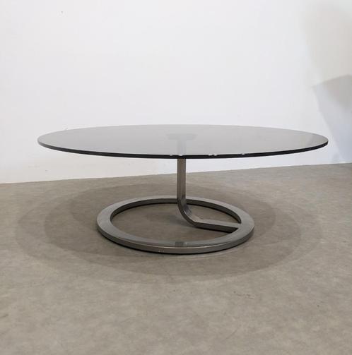 Natuzzi „Wonder” salontafel, Huis en Inrichting, Tafels | Salontafels, Rond, Glas, Ophalen