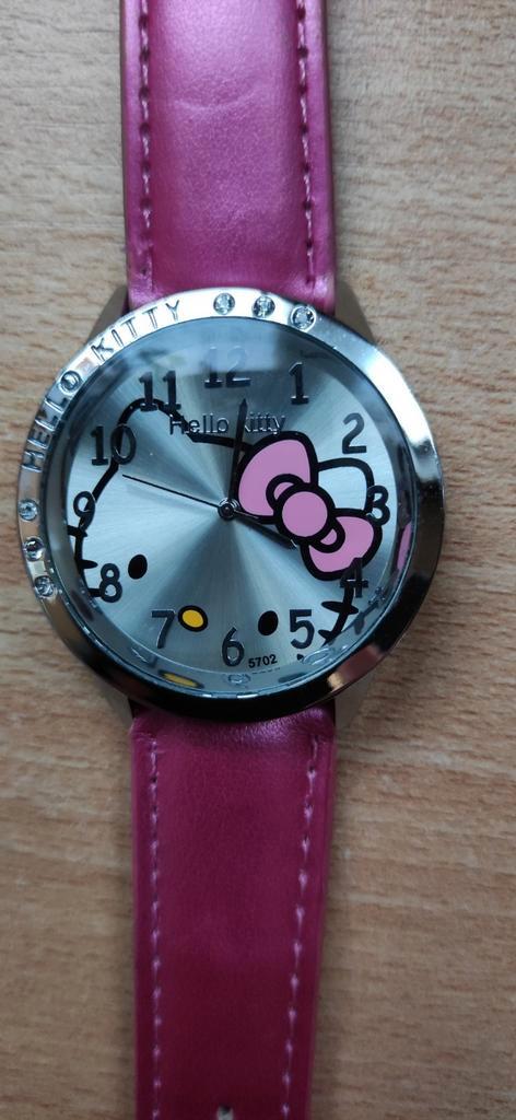 Hello Kitty horloge, Handtassen en Accessoires, Horloges | Kinderen, Nieuw, Roze, Ophalen of Verzenden