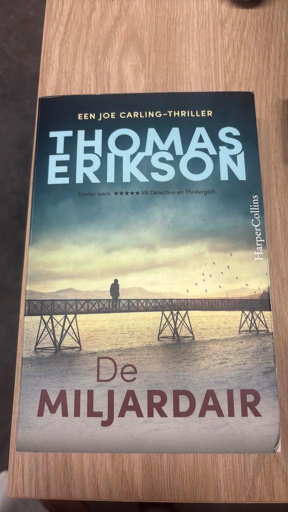 Thomas Erikson - De miljardair, Boeken, Thrillers, Ophalen