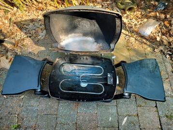 Weber Q1400 antraciet met onderstel, Tuin en Terras, Ophalen of Verzenden, Zo goed als nieuw, WEBER