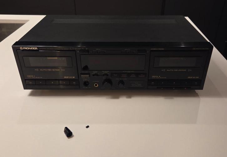 Pioneer dubbel cassettedeck CT-W550R, Audio, Tv en Foto, Cassettedecks, Dubbel, Ophalen of Verzenden