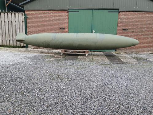 Raket torpedo bom mancave reclame object droptank bellytank, Verzamelen, Militaria | Algemeen, Luchtmacht, Kunstobject, Ophalen
