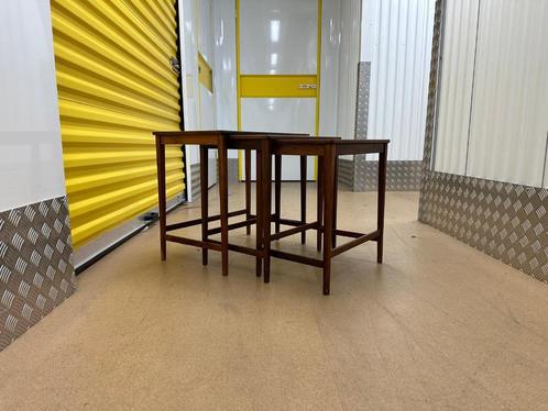 Set van 3 bijzettafels, Huis en Inrichting, Tafels | Bijzettafels, Zo goed als nieuw, Rechthoekig, 45 tot 60 cm, Minder dan 55 cm