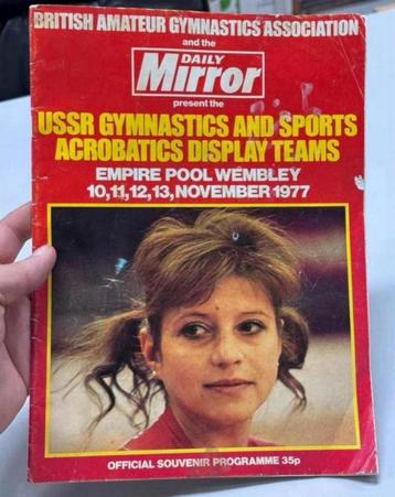 BAGA Gymnastics Empire Pool Wembley 1977 tijdschrift sport beschikbaar voor biedingen