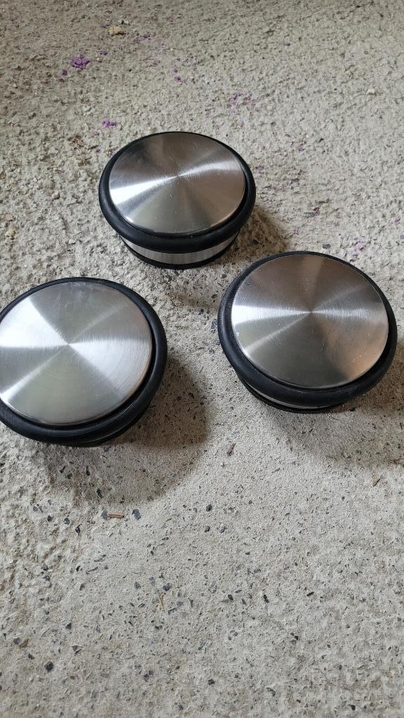 Butoir- arrêt de porte inox, Huis en Inrichting, Woonaccessoires | Deurstoppers, Zo goed als nieuw, Ophalen