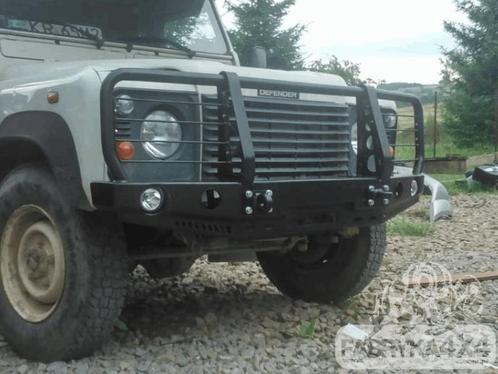 F4X4 Lierbumper Land Rover Defender 110 met bull bar A/C, Auto-onderdelen, Overige Auto-onderdelen, Land Rover, Nieuw, Verzenden
