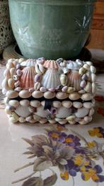 Vintage schelpen doosje / juwelenkistje met aquarium, Ophalen of Verzenden