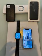 Lot Apple iPhone 13 mini & Apple Watch 7, Télécoms, Téléphonie mobile | Apple iPhone, Comme neuf, Noir, IPhone 13 mini