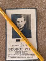 Oorlogsslachtoffer Concentratiekamp Sandbostel PLETS G 1945, Enlèvement ou Envoi, Image pieuse