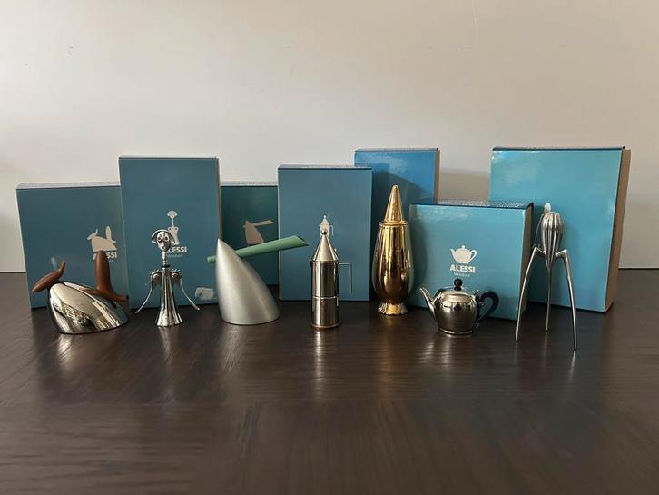 Alessi miniaturen, Huis en Inrichting, Woonaccessoires | Overige, Zo goed als nieuw, Ophalen of Verzenden