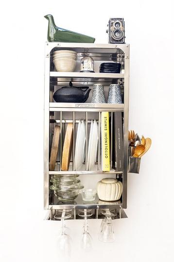 Dressoir met afdruiprek — maat S - 84x40 cm INDIA beschikbaar voor biedingen