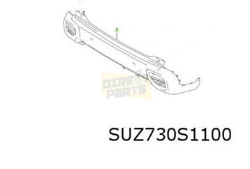 Suzuki S-Cross (1/22-) (JY / AKK) achterbumper onder (zwart) beschikbaar voor biedingen